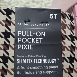 Torrid Houndstooth Pants - Black and Tan Tall